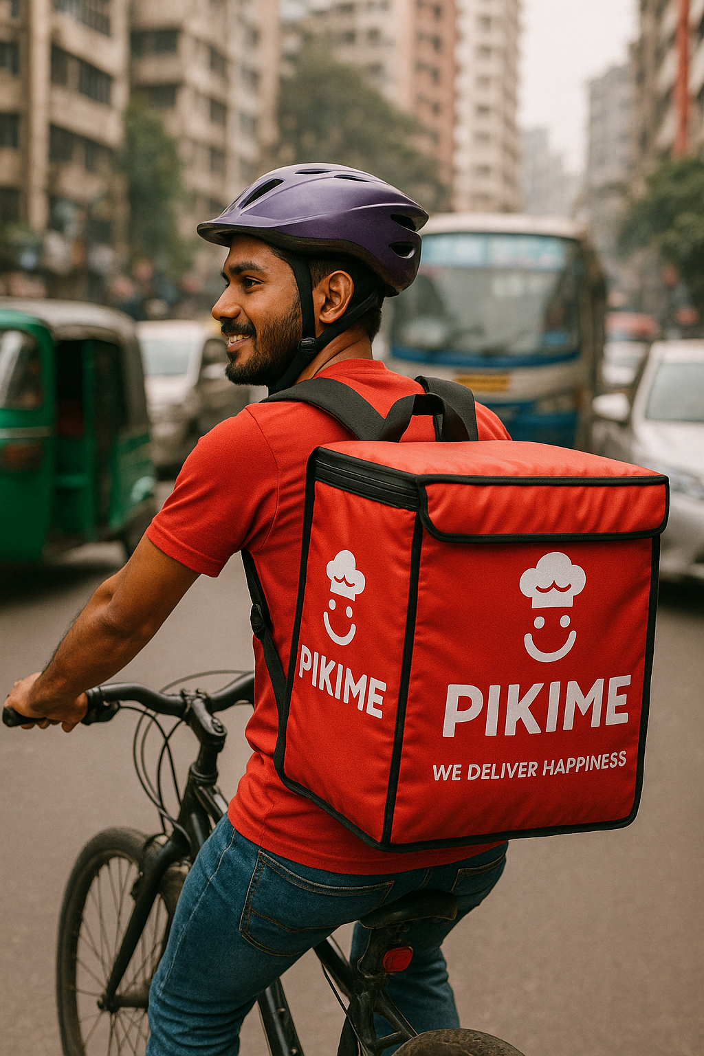 Food delivery rider